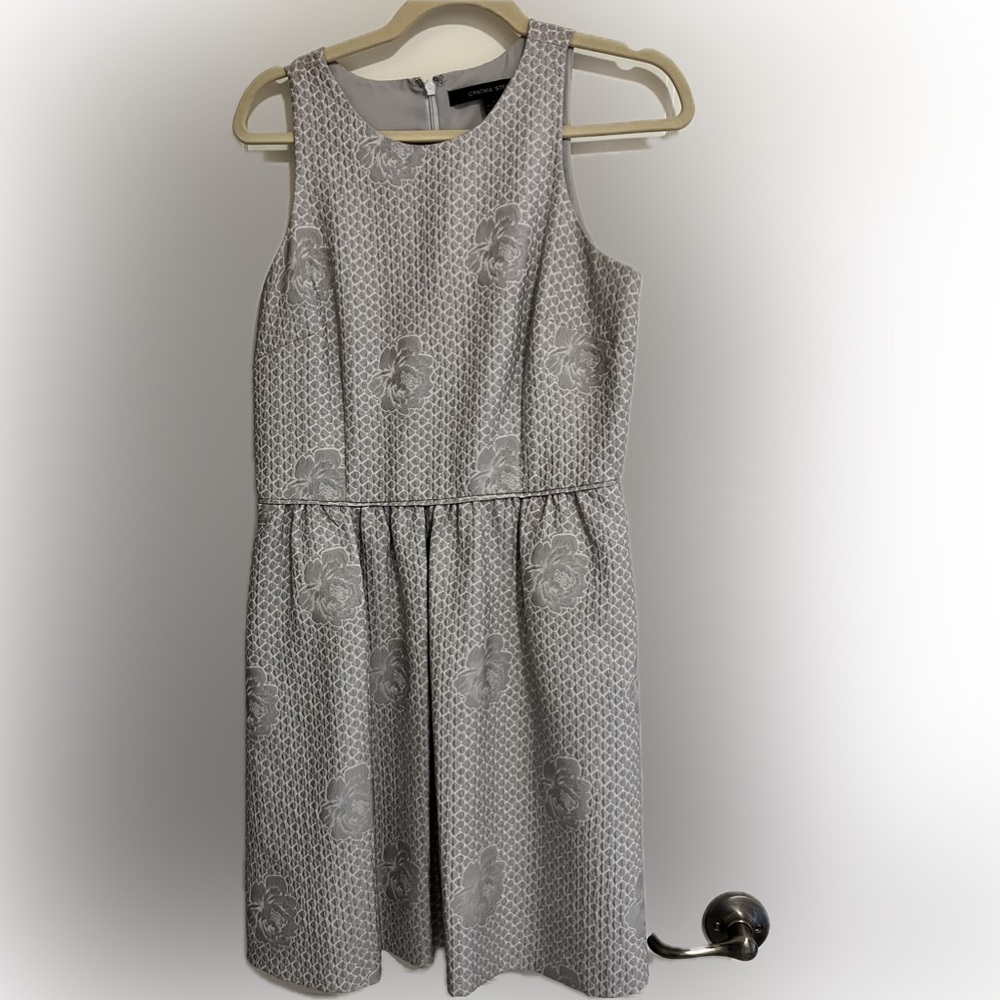Brocade Floral Dress